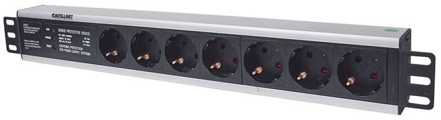 Intellinet 714006 unita di distribuzione dell'energia (PDU) 7 presa(e) AC 1.5U …