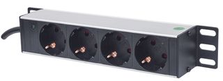 Intellinet 714020 unita di distribuzione dell'energia (PDU) 4 presa(e) AC 1U Gr…