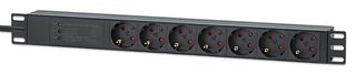 Intellinet 715140 unita di distribuzione dell'energia (PDU) 7 presa(e) AC 1U Ne…