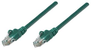 Intellinet Cat5e, 5m cavo di rete Verde U/UTP (UTP)