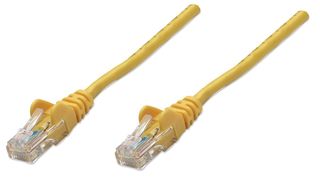 Intellinet Cat5e, UTP, 7.5m cavo di rete Giallo 7,5 m U/UTP (UTP)