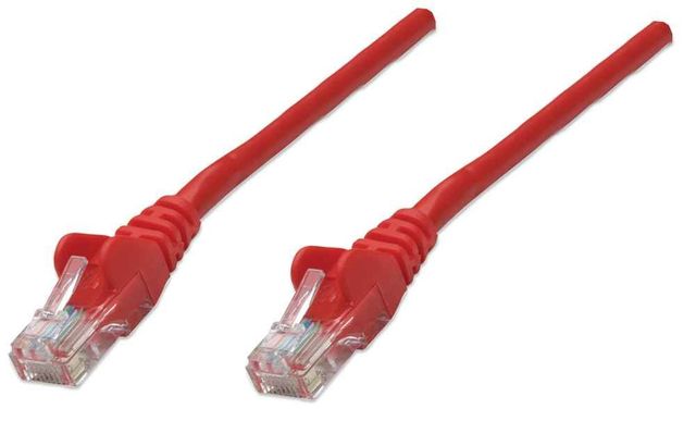 Intellinet Cat6 UTP, 2m cavo di rete Rosso U/UTP (UTP)