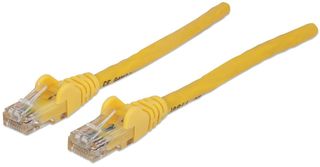 Intellinet Cat6 UTP, 5m cavo di rete Giallo U/UTP (UTP)