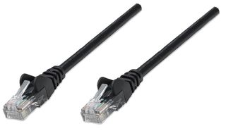 Intellinet Cat6A, SFTP, 0.25m cavo di rete Nero 0,25 m S/FTP (S-STP)