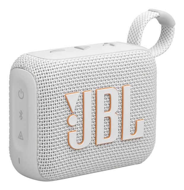 JBL GO4 Portable BT Speaker White
