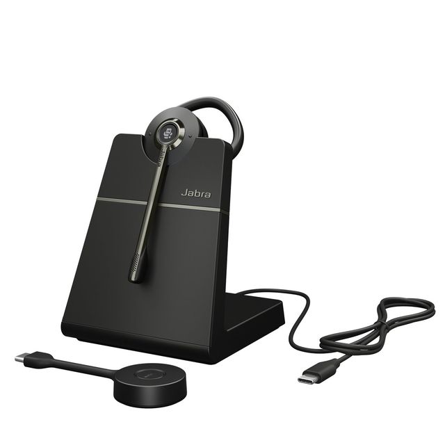 Jabra 9655-475-111 Engage 55 SE Cuffie Convertibili Wireless Nere