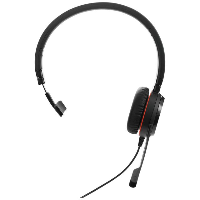 Jabra Evolve 20SE MS Mono Auricolare Cablato A Padiglione Ufficio USB tipo A Bl…