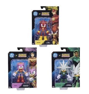 Jakks - DC X Sonic Assortimento di personaggi articolati 13 cm - W1 429014 13CM
