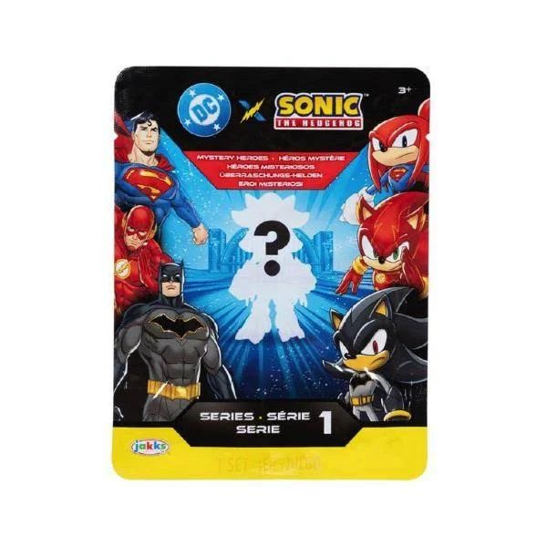Jakks - DC X Sonic Assortimento di personaggi articolati 6 cm Blind Pack W1 431…