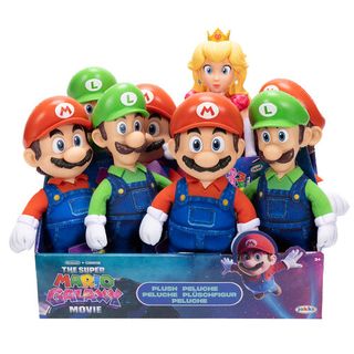 Jakks - Super Mario Galaxy Assortimento di Basic Roto Plush W1 432354