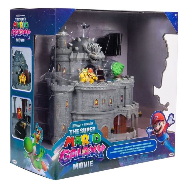 Jakks - Super Mario Galaxy Bowser Deluxe Playset Castello 43225M 30CM