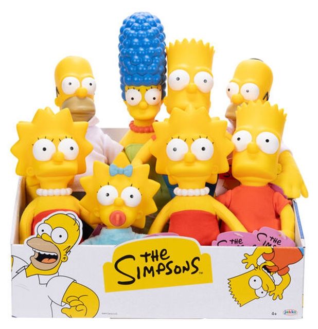 Jakks - The Simpsons assortimento peluche (serie differenti) ESPOSITORE 175454-…