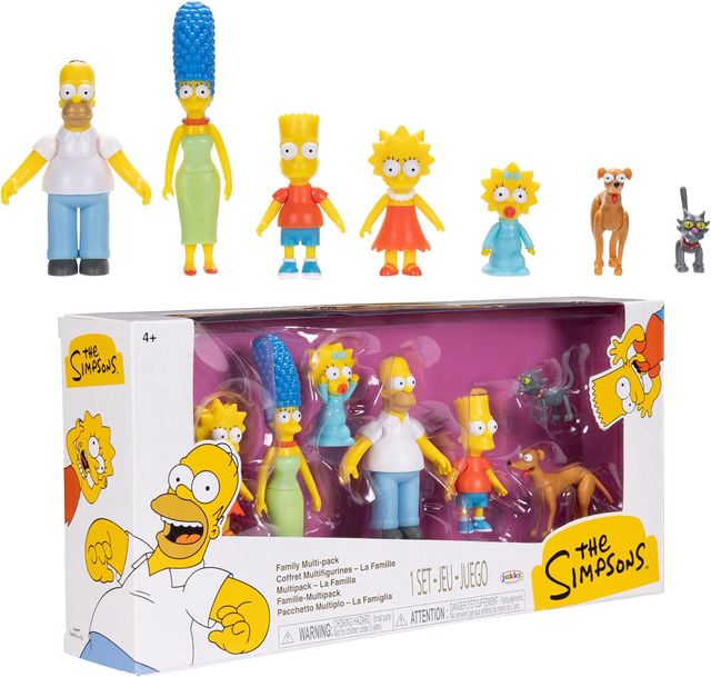 Jakks - The Simpsons personaggi articolati 6 cm multipack Wave 1 175394