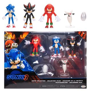 Jakks Sonic 3 Movie personaggi articolati 6 cm multipack 424084