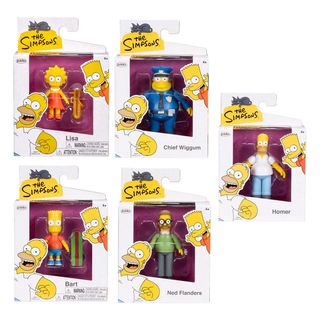 Jakks The Simpsons personaggi articolati 6 cm (serie differenti) 175274-8-GEN