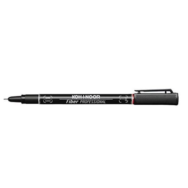 KOH-I-NOOR CF10PENNE A FIBRA CALIB0 0 5 ROSSO