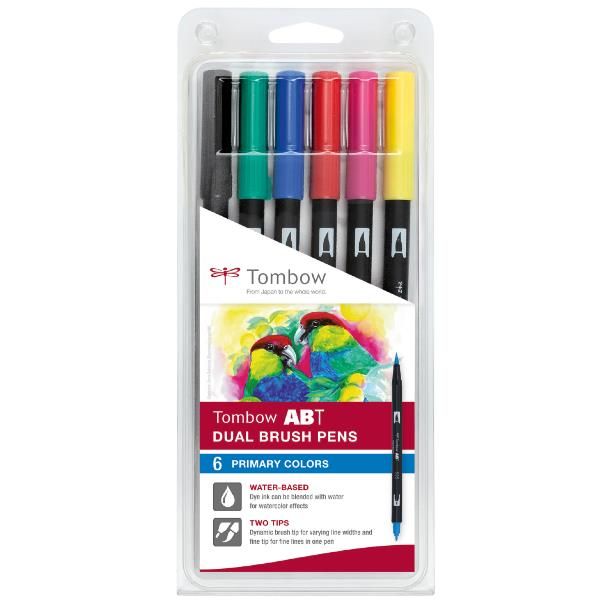 KOH-I-NOOR CF6 DUAL BRUSH COLORI PRIMARI