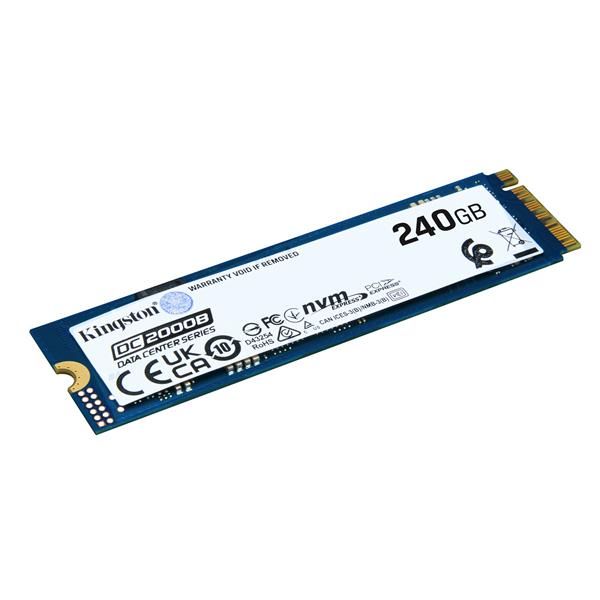 Kingston Technology 240G DC2000B PCIe 4.0 M.2 2280 Enterprise SSD (Senza dissip…