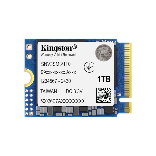 Kingston Technology NV3 1 TB PCI Express 4.0 3D NAND