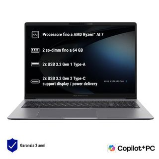 ASUS ExpertBook P3 PM3606CKA-MB0012X, AMD Ryzen AI 7, 2 GHz, 40,6 cm (16ʺ), 192…
