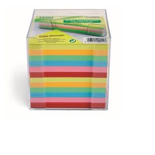 LEBEZ CUBE MESSAGE CUBO 700 FOGLIETTI 90MMx90MM COLORI ASSORTITI