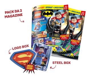LEGO BATMAN N9 - PACK SUPERMAN STEEL BOX + LOGO BOX [2 PACK]