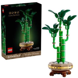 LEGO BOTANICALS BAMBÙ DEL BUON AUSPICIO PIANTA ARTIFICIALE CON VASO FINTO DA CO…