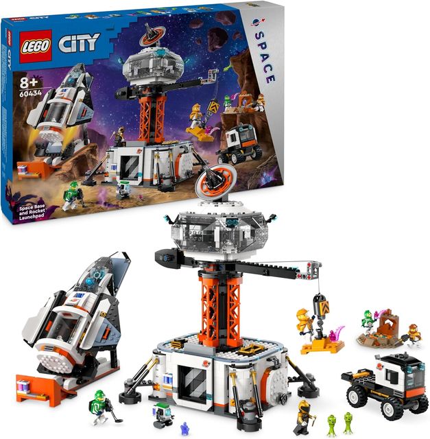 LEGO CITY - Base spaziale e piattaforma di lancio 60434 *EOL
