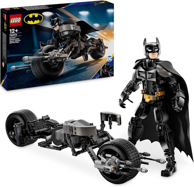 LEGO DC - Personaggio costruibile di Batman con Bat-Pod 76273 *EOL