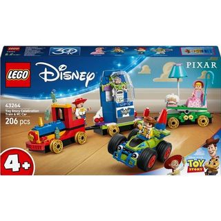 LEGO DISNEY E PIXAR TOY STORY TRENO E AUTO RC CELEBRATIVI CON 4 MINIFIGURE