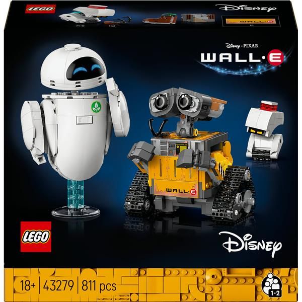 LEGO DISNEY PIXAR WALL-E E EVE KIT DI MODELLISMO PER ADULTI DA ESPOSIZIONE