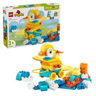 LEGO DUPLO ANIMALI SU RUOTE 3 IN 1 ANATRA PESCE O CANE