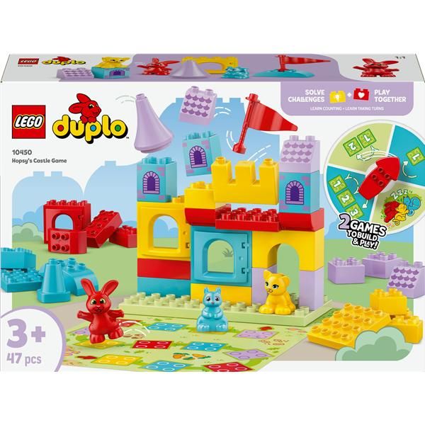 LEGO DUPLO GIOCO AL CASTELLO CON SALTERELLO GIOCO EDUCATIVO 2 IN 1