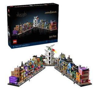 LEGO HARRY POTTER NEGOZI DI MAGIA DI DIAGON ALLEY CON 16 MICROFIGURE DA ESPOSIZ…