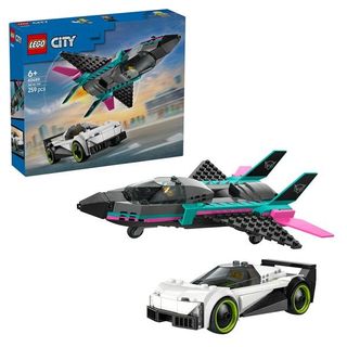 LEGO JET CONTRO AUTO SPORTIVA