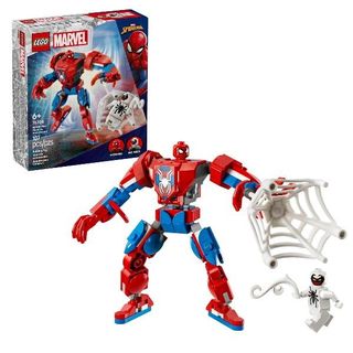 LEGO MARVEL MECH SPIDER-MAN CONTRO ANTI-VENOM ACTION FIGURE DA COSTRUIRE SNODAB…