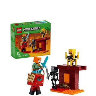 LEGO MINECRAFT BATTAGLIA SUL PONTE DEL NETHER SET DA COSTRUIRE CON 4 PERSONAGGI