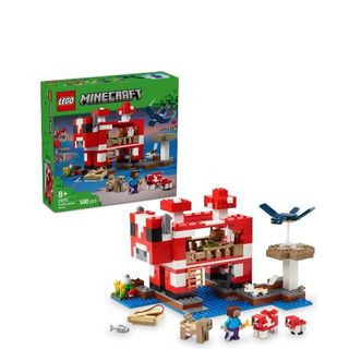 LEGO MINECRAFT LA CASA DEL MOOSHROOM DA COSTRUIRE CON PERSONAGGI ANIMALI GIOCAT…