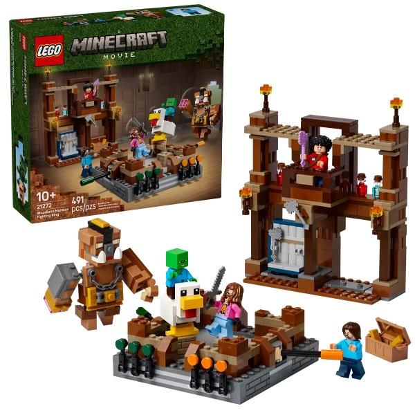 LEGO MINECRAFT MAGIONE DELLA FORESTA RING DI COMBATTIMENTO CON PERSONAGGI E ACC…
