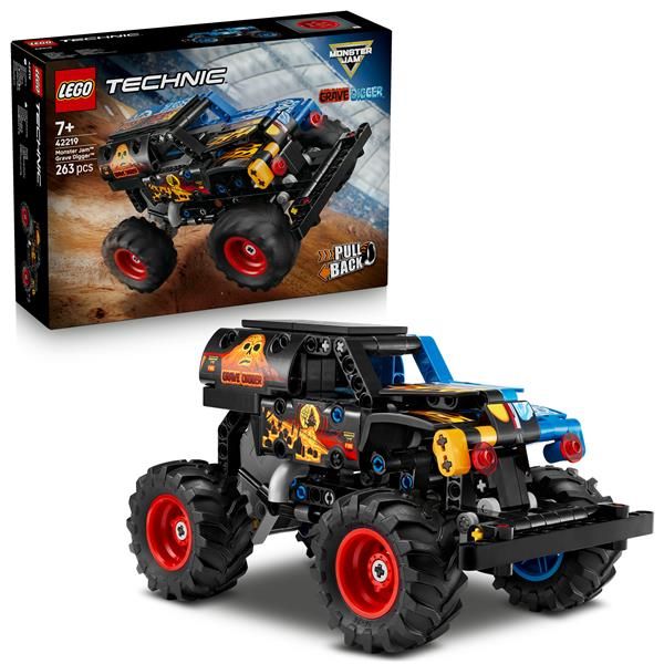 LEGO MONSTERJAMGRAVEDIGGER FUOCOGHIACCIO