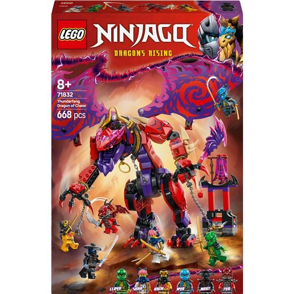 LEGO NINJAGO THUNDERFANG IL DRAGO DEL CAOS ACTION FIGURE SNODABILE DA COSTRUIRE…