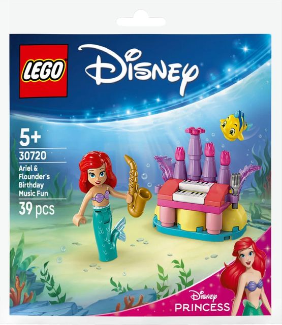LEGO POLYBAG PRINCESS - Divertimento musicale per il compleanno di Ariel e Flou…