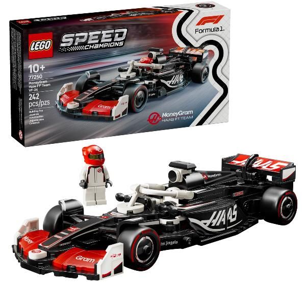 LEGO SPEED CHAMPION AUTO DA CORSA MONEYGRAM HAAS F1 TEAM VF 24 CON MINIFIGURA D…