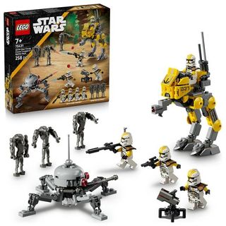 LEGO STAR WARS BATTLE PACK 327° STAR CORPS CON 4 MINIFIGURE E 3 FIGURE DI DROIDI