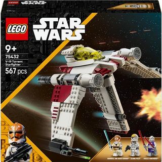 LEGO STAR WARS CACCIA STELLARE V-19 TORRENT ASTRONAVE DA COSTRUIRE CON 3 MINIFI…