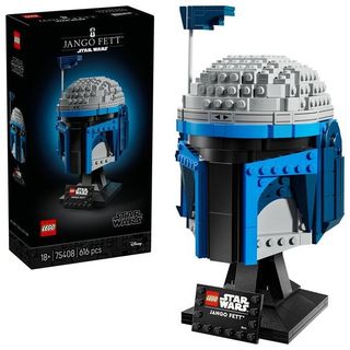 LEGO STAR WARS CASCO DI JANGO FETT KIT DI MODELLISMO CON SUPPORTO TARGHETTA E A…