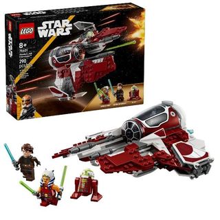 LEGO STAR WARS JEDI INTERCEPTOR DI AHSOKA ASTRONAVE CON 2 MINIFIGURE SPADE LASE…