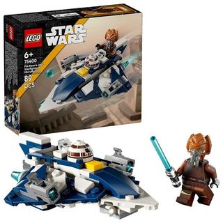 LEGO STAR WARS MICROFIGHTER JEDISTARFIGHTER PLOKON ASTRONAVE CON 2 SHOOTER E UN…