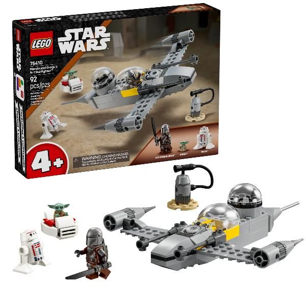 LEGO STAR WARS STARFIGHTER DI MANDO E GROGU ASTRONAVE CON 3 PERSONAGGI E ACCESS…