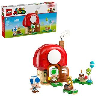 LEGO SUPER MARIO FESTA A CASA DI TOAD SET INTERATTIVO CON 2 FIGURE CUCINA CAMER…